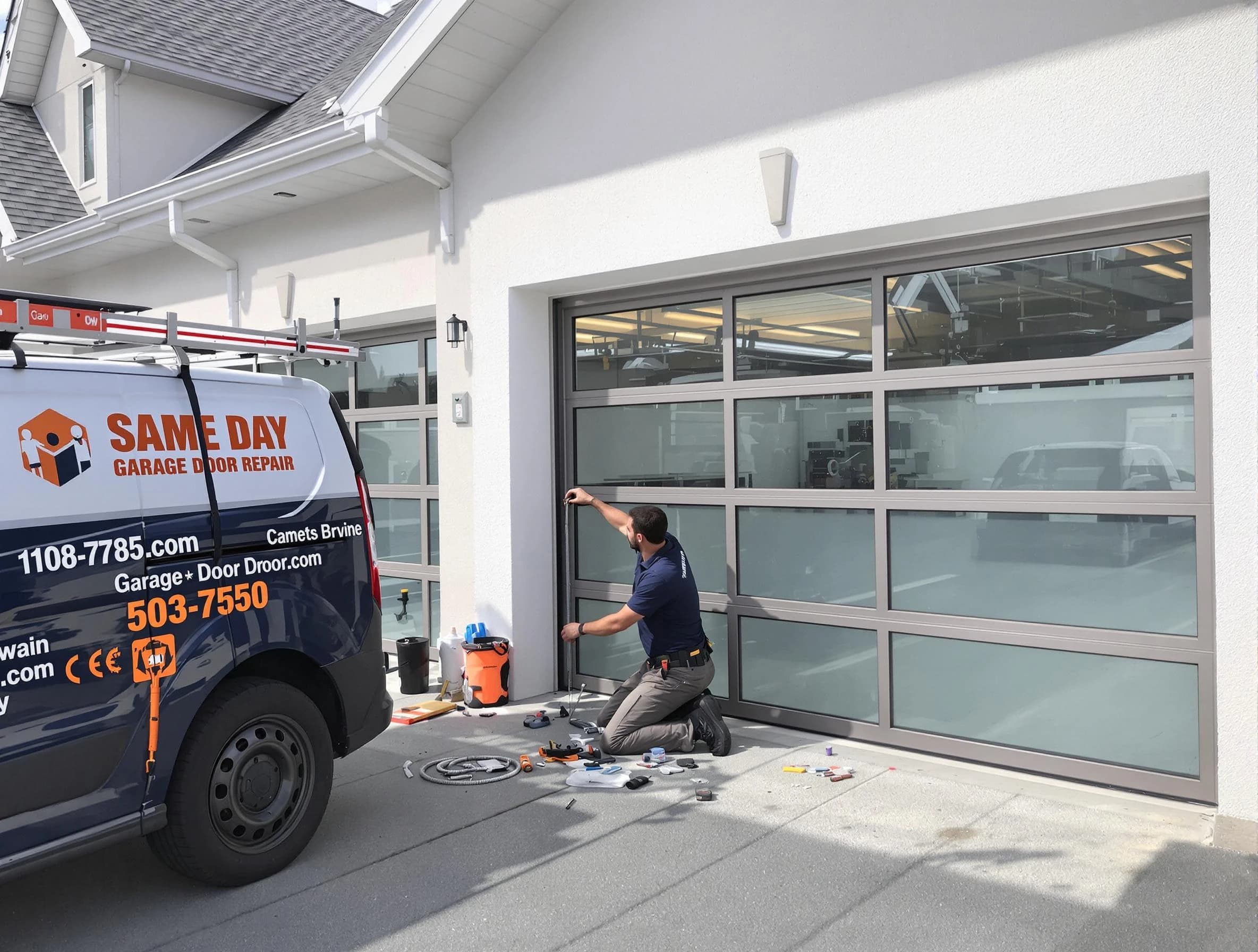 Same-day garage door repair service by Mechanicsville Garage Door Repair in Mechanicsville