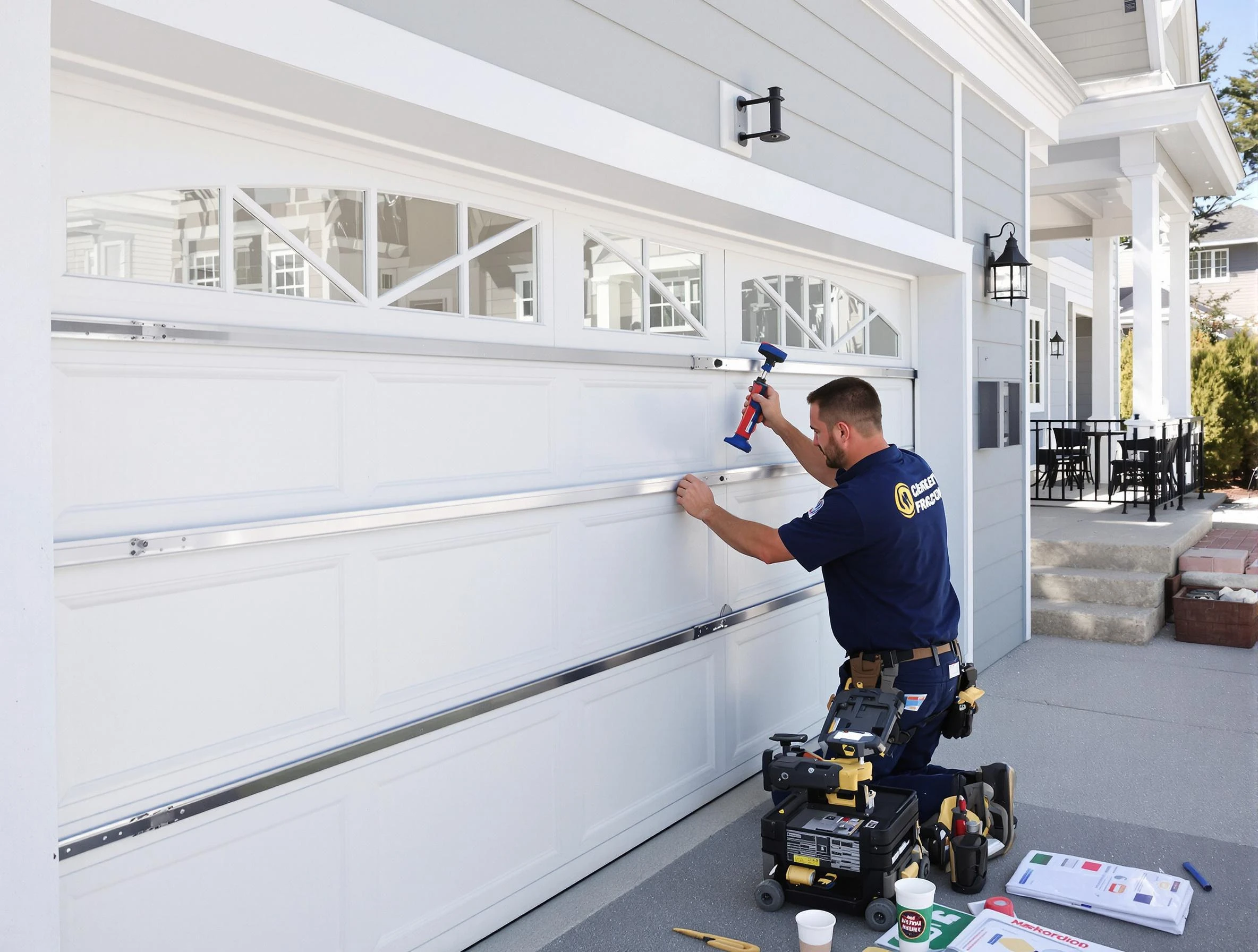 Professional garage door installation by Mechanicsville Garage Door Repair in Mechanicsville
