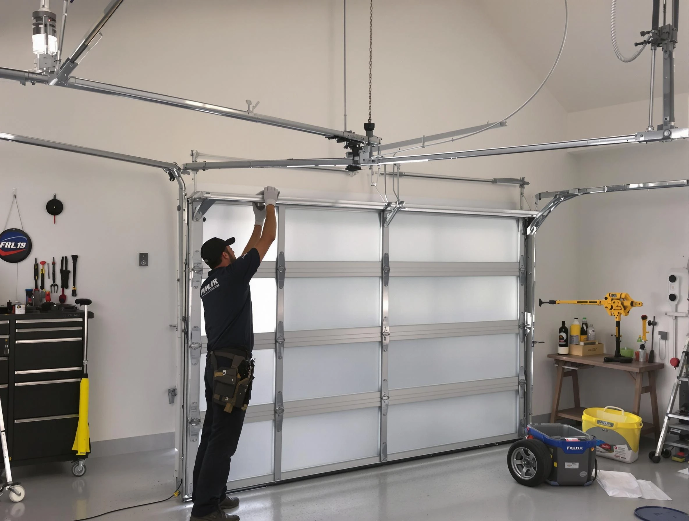 Mechanicsville Garage Door Repair certified team performing precision garage door installation in Mechanicsville