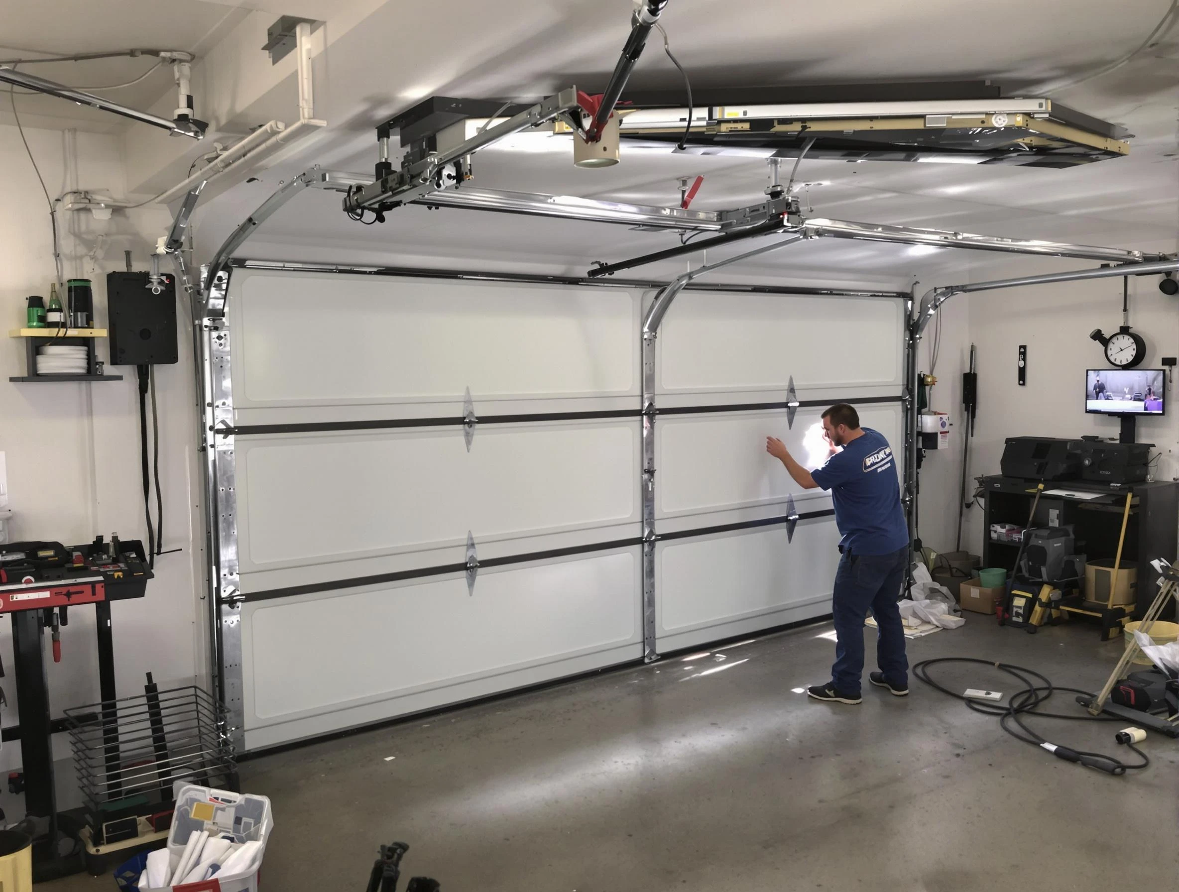 Professional garage door repair service by Mechanicsville Garage Door Repair in Mechanicsville