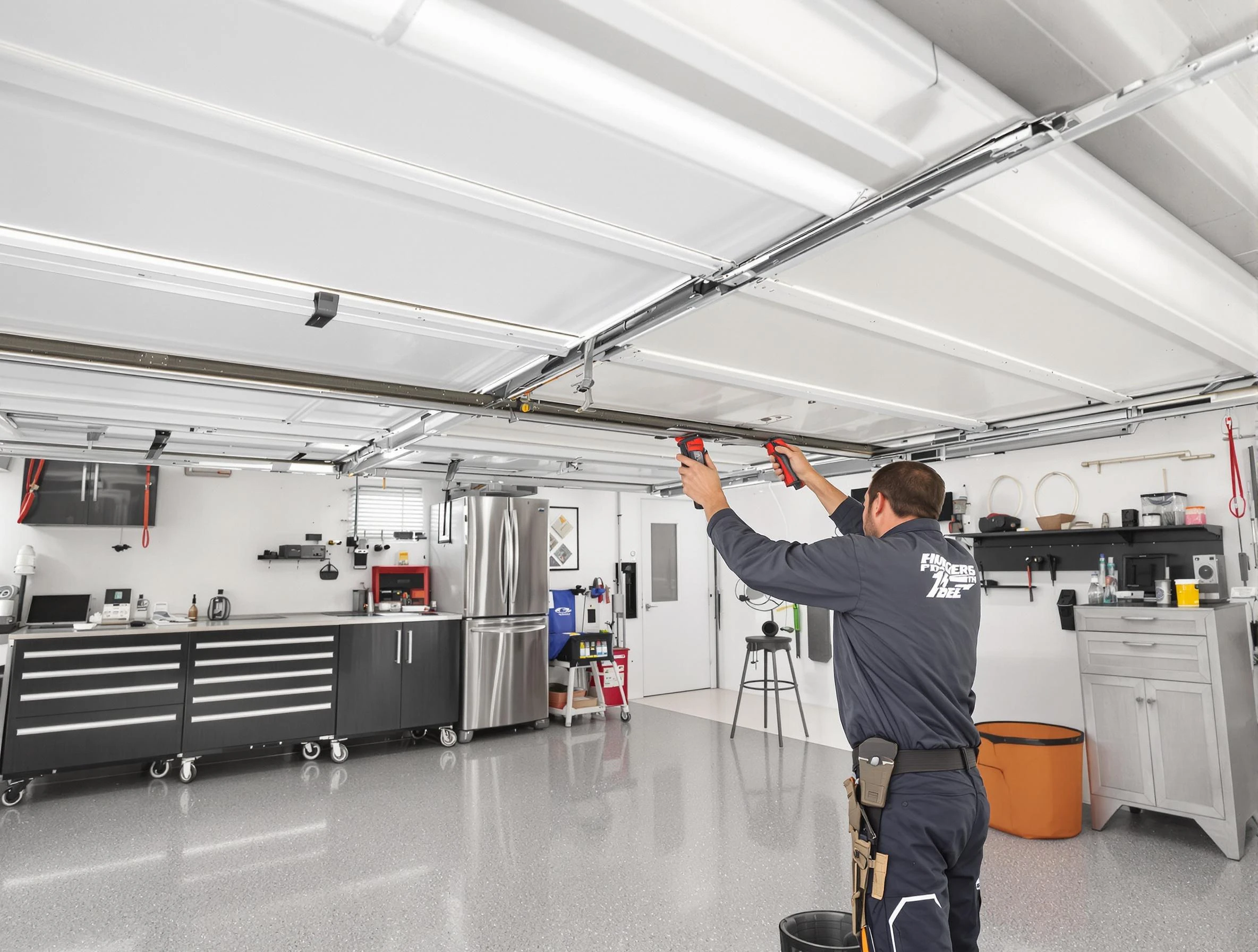 Overhead garage door repair service by Mechanicsville Garage Door Repair in Mechanicsville