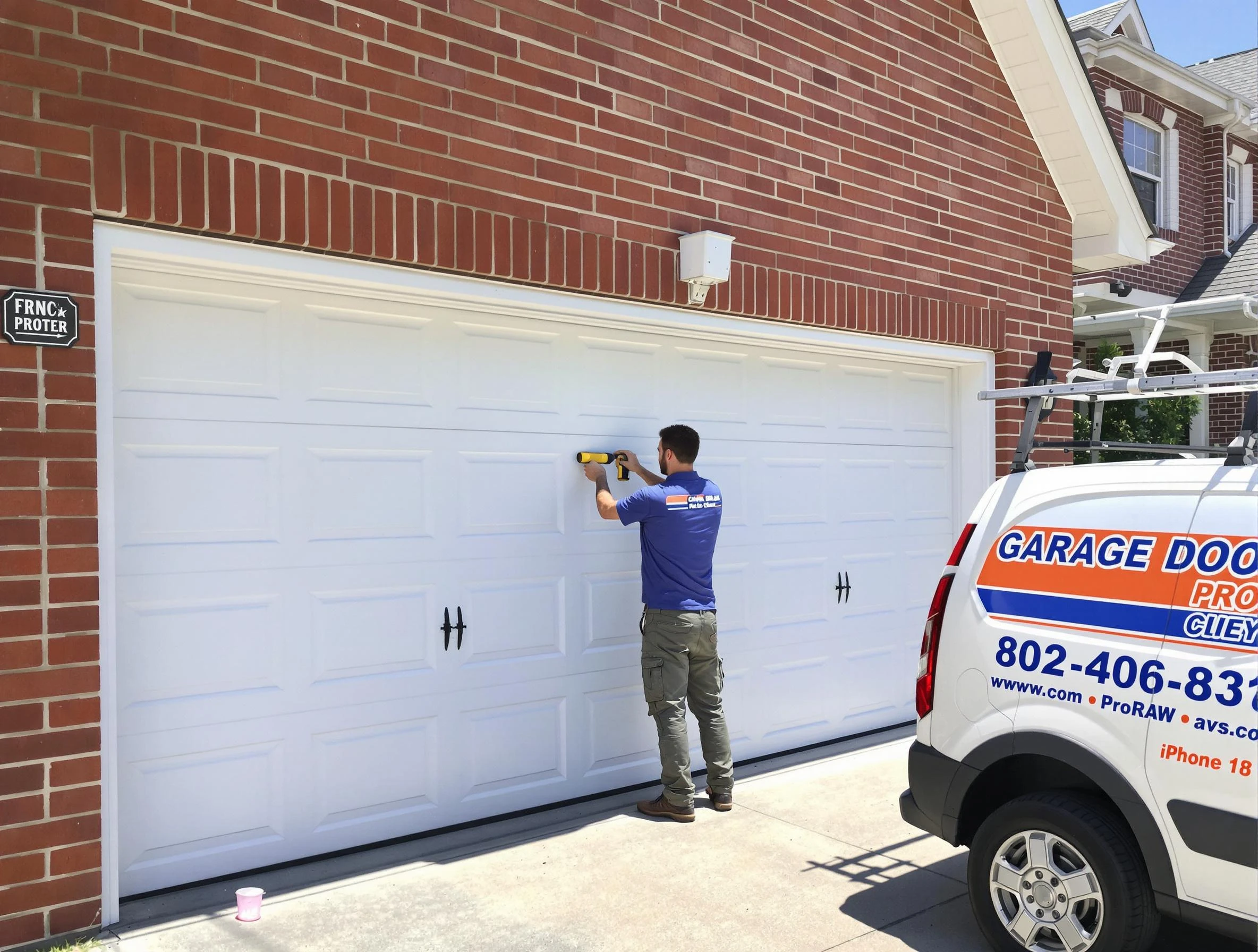 Local garage door repair service by Mechanicsville Garage Door Repair in Mechanicsville