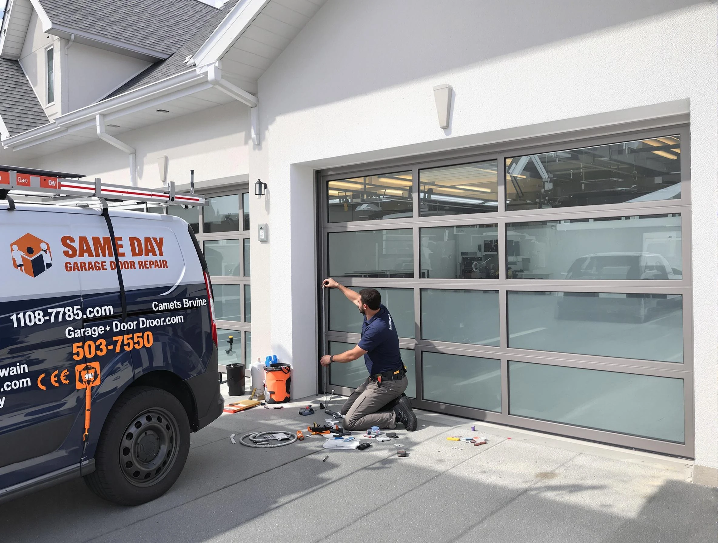 Same-day garage door repair service by Mechanicsville Garage Door Repair in Mechanicsville